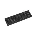 Teclado Com Fio Conexao Usb Design Chocolate Cabo De 180cm Teclas Preto Tc294